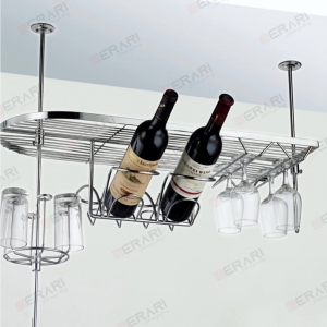 Giá treo ly chất liệu Inox bóng cao cấp Gerari GCH 900