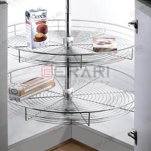 Mâm xoay toàn phần Inox bóng cao cấp sợi tròn Gerari GX-360B