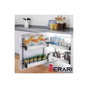 Tủ kho Inox 304 dạng hộp 2 tầng cánh mở Gerari GK4.245