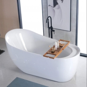 Bồn tắm ngâm đặt sàn nhựa acrylic dáng cá Heo Navier NV-1508NT (không kèm vòi)