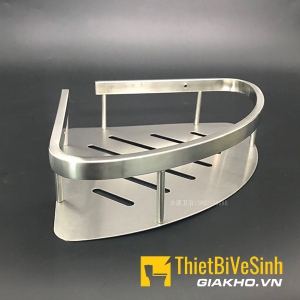 Kệ góc treo tường 1 tầng inox304 Navier NV-125