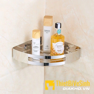 Kệ góc treo tường 1 tầng inox304 Navier NV-127