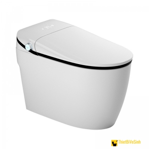 Bồn Cầu Thông Minh Phiên Bản Cao Cấp Trắng Viền Đen Navier NV-1016TD