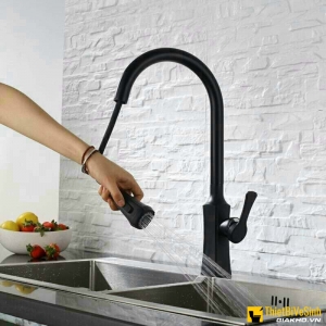 Vòi Rửa Chén Rút 2 3 Chế Độ Đồng Thau Mạ Crome Navier Cao Cấp NV-211D