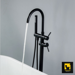 Sen cây đặt sàn bồn tắm màu đen cao cấp Navier NV-850D