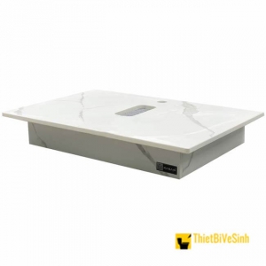Kệ Để Lavabo Đặt Bàn Đá Nhân Tạo Trắng Vân Đá Chống Trầy Navier NV-497T