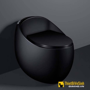 Bồn cầu trứng đen cao cấp NV-1005D