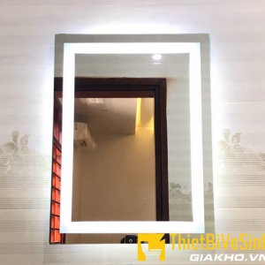 Gương led phòng tắm chữ nhật 50x70 Navier NV-152