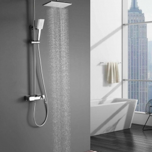 Sen Tắm Đứng Cao Cấp Đồng Thau Mạ Crome NV-9352CR