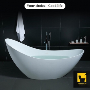 Bồn tắm ngồi cao cấp hình thuyền Acrylic Navier NV-1560