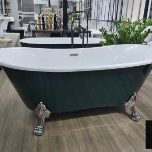 Bồn tắm ngồi chân rồng cao cấp màu xanh Navier NV-1506X