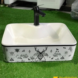 Chậu lavabo đặt bàn cao cấp Navier NV-450