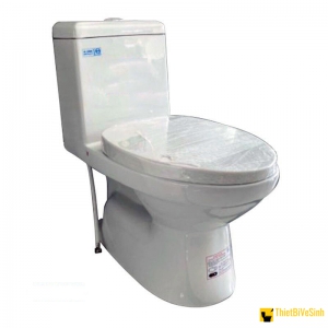 Bồn Cầu Liền Khối Két Nước Vuông Giá Rẻ Navier Cao Cấp NV-900