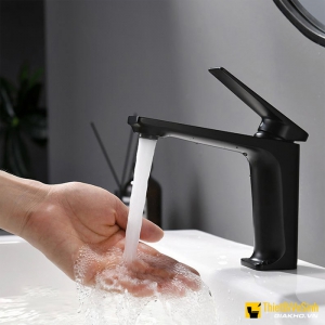 Vòi lavabo nóng lạnh đồng thau sơn tĩnh điện Navier NV-72720