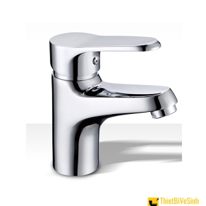 Vòi lavabo nóng lạnh thau bóng Navier NV-713