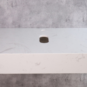 Kệ Để Lavabo Đặt Bàn Đá Nhân Tạo Trắng Vân Mây Mặt Vuông Navier NV-500