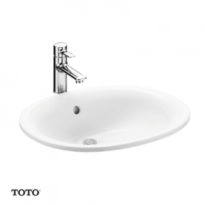 Chậu rửa lavabo đặt dương vành TOTO L762