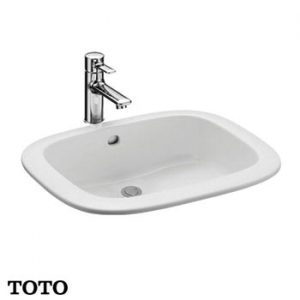 Chậu rửa lavabo đặt dương vành TOTO L763