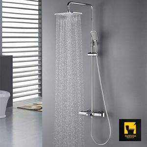 Sen Cây Tắm Nóng Lạnh Đồng Thau Mạ Crome Cao Cấp Navier NV-9350 (Tăng Giảm Nhiệt Độ)