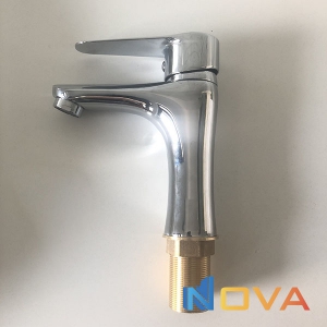 Vòi lavabo eo nóng lạnh đồng thau Navier NV-746