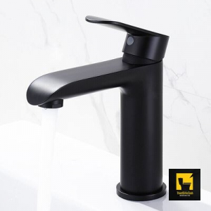 Vòi Lavabo Nóng Lạnh Đồng Thau Sơn Tĩnh Điện Navier NV-748
