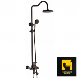 Sen cây tắm nóng lạnh đồng thau đen Navier NV-804