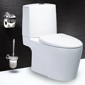 Bồn cầu 2 khối Caesar CD1345 (Nắp đóng êm)