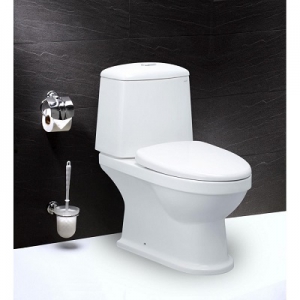 Bồn cầu 2 khối CAESAR CD1530 (nắp êm)