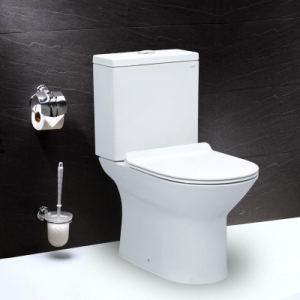 Bồn cầu 2 khối CAESAR CD1551 (nắp êm)