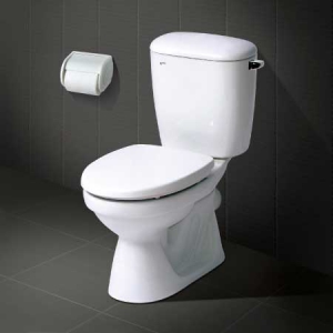 Bồn cầu 2 khối inax C-333VPTN (Thoát ngang, Nắp êm)