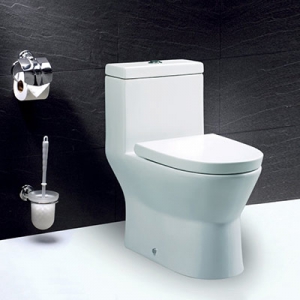 Bàn cầu 1 khối nắp êm Caesar CD1374