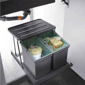 Thùng rác âm tủ cao cấp Eurogold E008 Thùng rác âm tủ cao cấp Eurogold E008