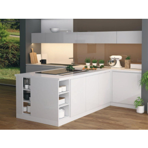 Tủ Bếp Gỗ Công Ngiệp Phủ Acrylic Bóng Gương Cao Cấp NV-5122