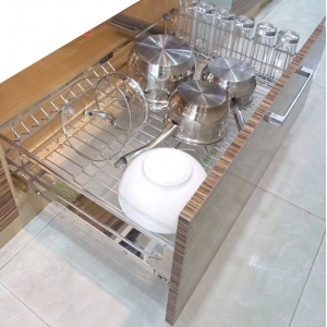 Giá Để Xoong Nồi Tủ Dưới Nan Dẹt Chính Hãng Faster FS-DP600S-VIP