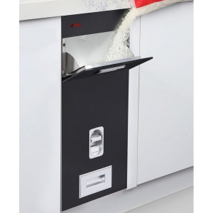 Thùng đựng gạo mặt gương cường lực màu đen Eulife TG20-B