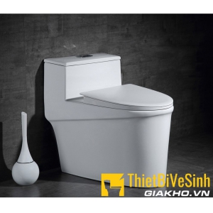 Bồn cầu 1 khối cao cấp két nước vuông AKC-2017S