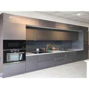 Tủ Bếp Nhựa Cánh Acrylic Cốt Nhựa Sang Trọng NV-5086