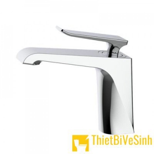 Vòi lavabo nóng lạnh đồng thau mạ Crome Luxury Navier NV-617 (15cm)​