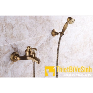 Củ sen nóng lạnh đồng thau đúc Lucky LK-6819