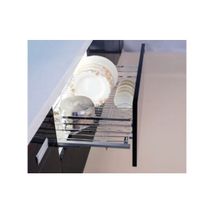 Kệ bát đĩa nan dẹt chất liệu Inox bóng cao cấp Gerari GBA2.600