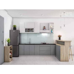 Tủ Bếp Có Bàn Thờ Bà Táo Trang Nghiêm, Sang Trọng NV-5074