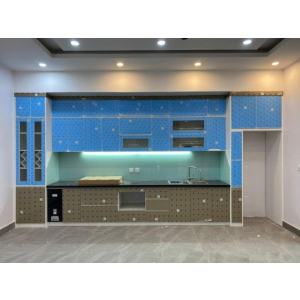 Tủ Bếp Nhựa Cánh Laminate Sang Trọng NV-5088