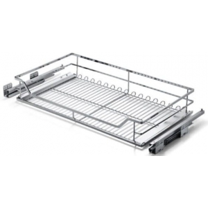 Kệ bát đĩa nan dẹt chất liệu Inox 304 bóng mờ cao cấp Gerari DOS2.600B