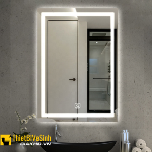 Gương Phòng Tắm Hình Chữ Nhật LED Trắng 50x70 Navier NV-168