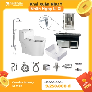 Combo Thiết Bị Vệ Sinh Luxury 12 Món KX 12M LX 03