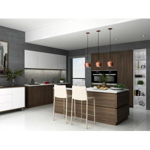 Tủ Bếp Gỗ Công Nghiệp Cao Cấp Sang Trọng NV-5163 Tủ Bếp Gỗ Công Nghiệp Cao Cấp Sang Trọng NV-5163