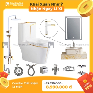Combo Thiết Bị Vệ Sinh Tiết Kiệm 12M KX 11M LX 13