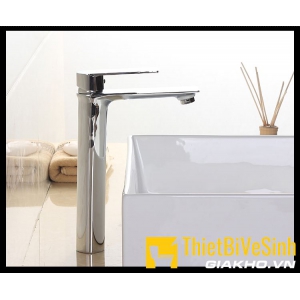 Vòi lavabo nóng lạnh đồng thau mạ Crome Navier NV-LCC11A (30cm)
