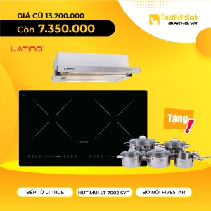Combo Bếp Từ Đôi Và Máy Hút Mùi Âm Tủ Latino KM LT 14 Combo Bếp Từ Đôi Và Máy Hút Mùi Âm Tủ Latino KM LT 14