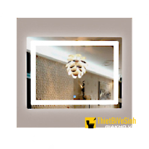 Gương Phòng Tắm LED Chữ Nhật 80x60 Cảm Ứng Navier NV-161